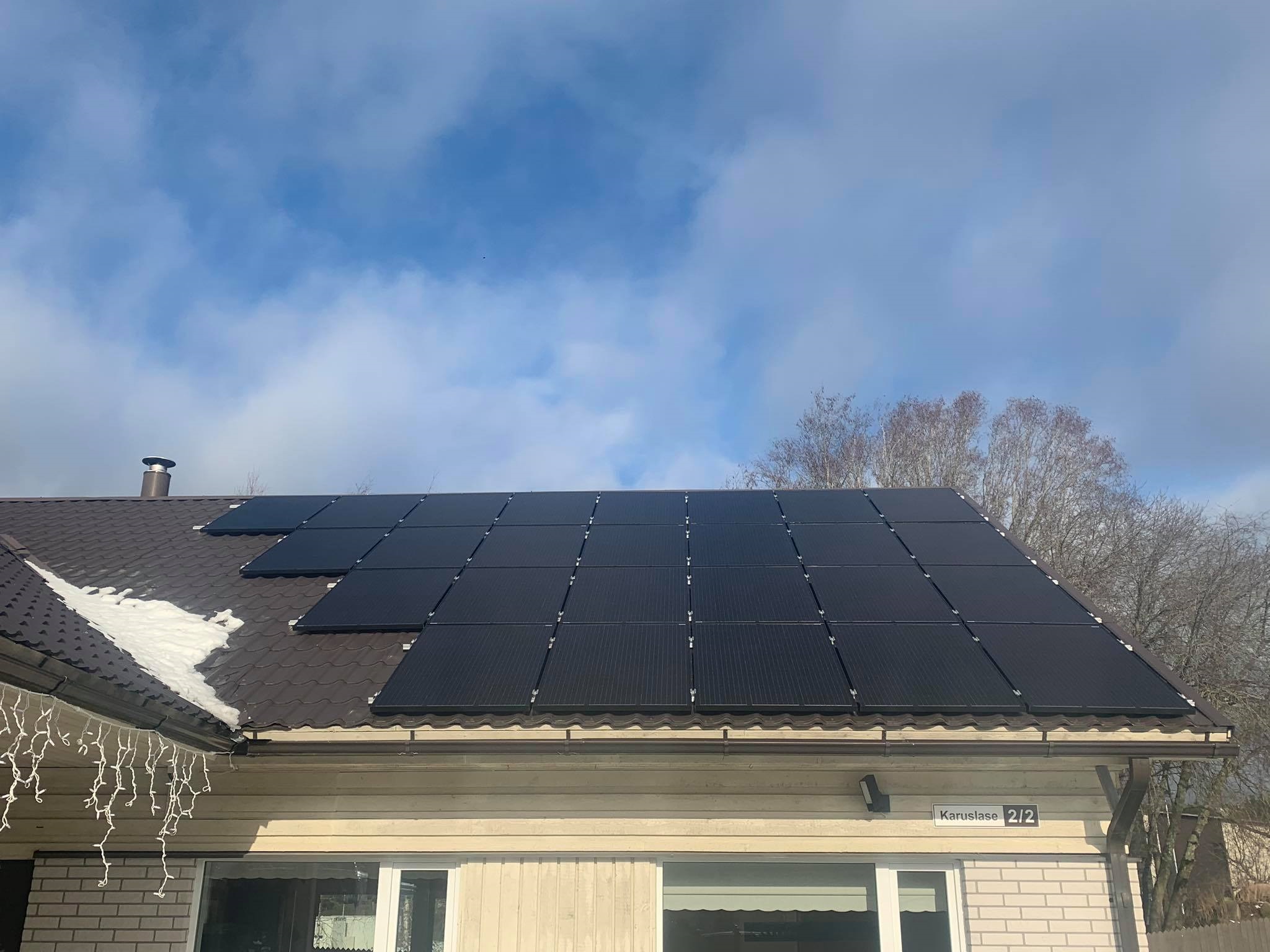 Eramule päikesepaneelid 7kw
