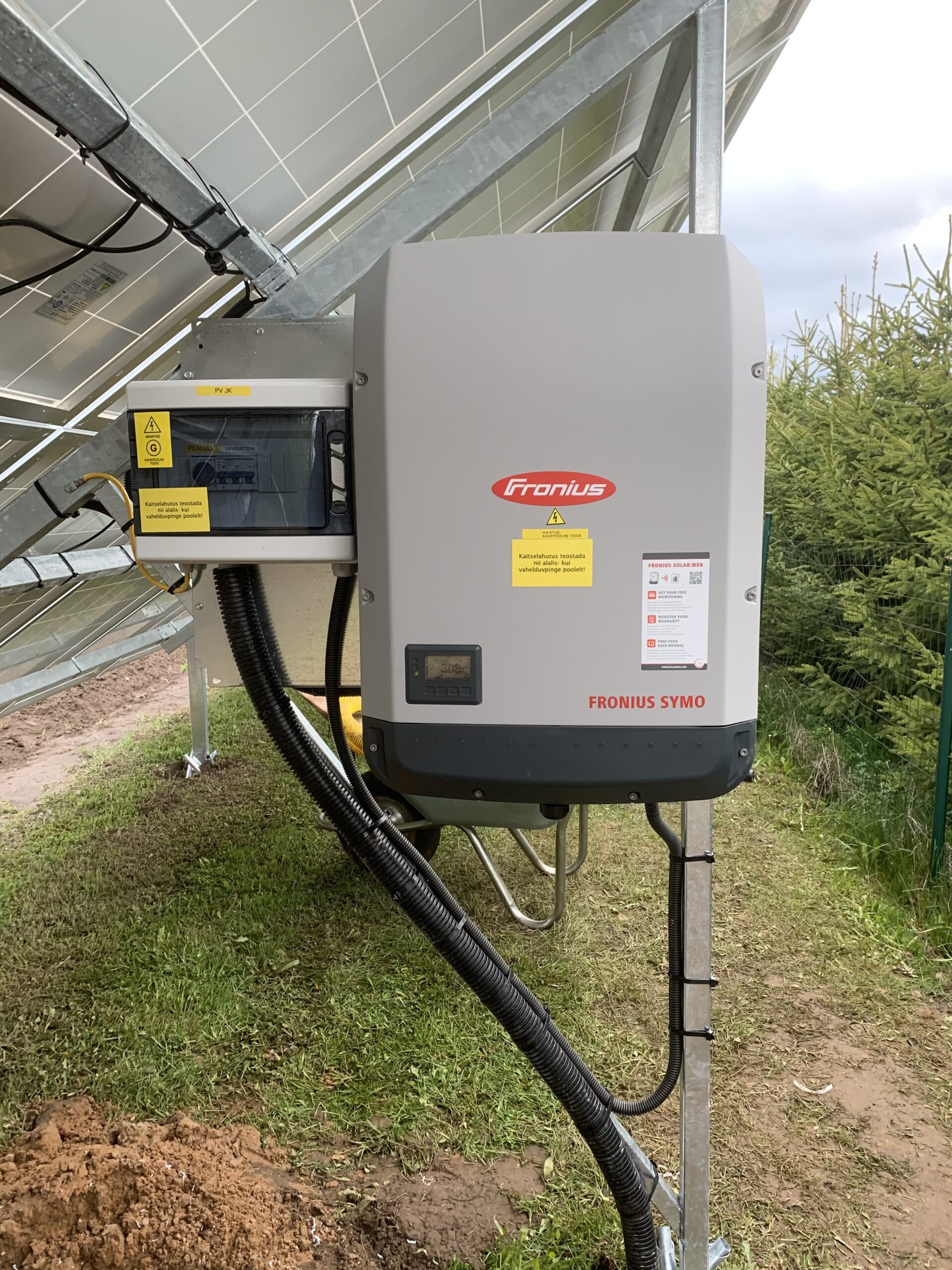 Tartu päikesepark 10kw inverter Fronius