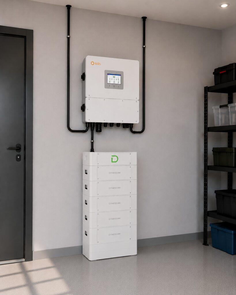 Solis inverter koos akupangaga